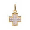 Крест с бриллиантами 00617