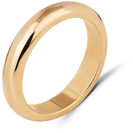 Обручальное кольцо из красного золота 06026