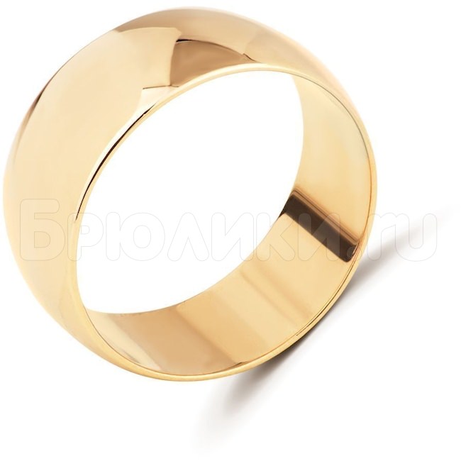 Обручальное кольцо из красного золота 06028