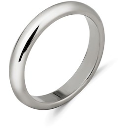 Обручальное кольцо из белого золота 06203