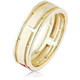 Обручальное кольцо из желтого золота 06233