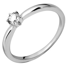 Кольцо с бриллиантом 1-11-0049-201