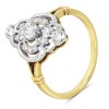 Кольцо из белого золота с бриллиантами 10483