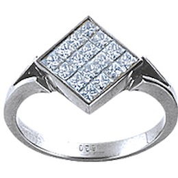 Кольцо с бриллиантами 14084