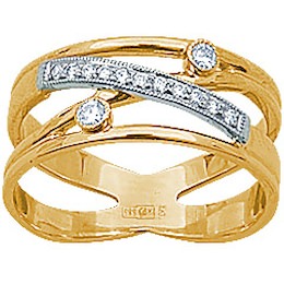 Кольцо с бриллиантами 14629