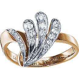 Кольцо с бриллиантами 17991