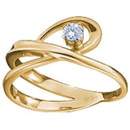 Кольцо с бриллиантом 18031