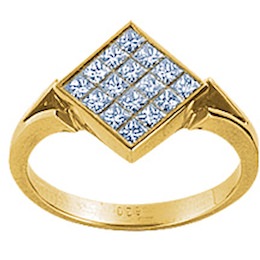 Кольцо с бриллиантами 18046