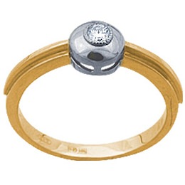 Кольцо с бриллиантами 18083