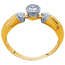 Кольцо с бриллиантами 18086