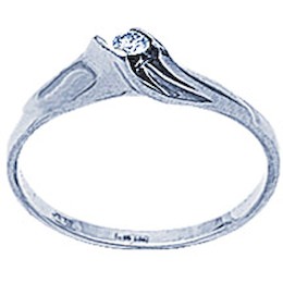Кольцо с бриллиантом 18349