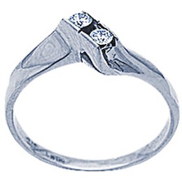 Кольцо с бриллиантами 18350