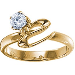 Кольцо с бриллиантом 18442