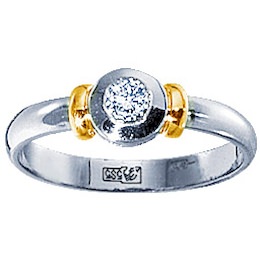 Кольцо с бриллиантами 18581