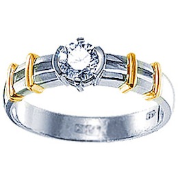 Кольцо с бриллиантами 18651