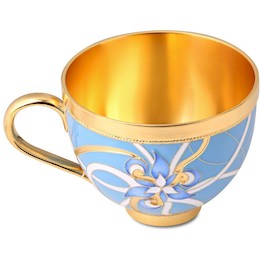 Чашка «Нежность» из серебра 27410