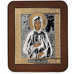 Икона «Святая Блаженная Ксения Петербургская» из меди 35202