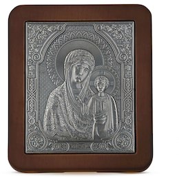 Икона «Казанская Богоматерь» из меди 35285