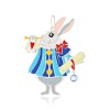 Елочная игрушка «Кролик» из латуни 35543