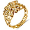 Кольцо из желтого золота с бриллиантами 37915