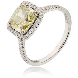 Кольцо из белого золота с бриллиантами 38303