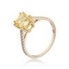 Кольцо из желтого золота с бриллиантами 38305