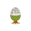 Яйцо-шкатулка «Вьюнок в корзине» из серебра 41079