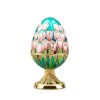 Яйцо-шкатулка «Тюльпаны» из серебра 42153
