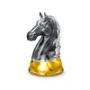 Стопка-перевертыш «Конь» из серебра 42693