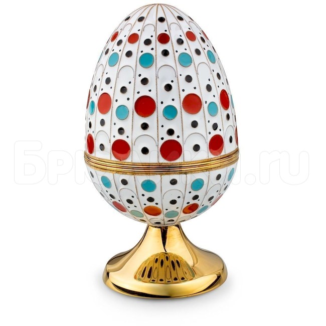 Яйцо-шкатулка «Русские традиции» из меди 46252