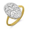 Кольцо из желтого золота с бриллиантами 53270