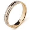 Обручальное кольцо из красного золота с бриллиантами 53412