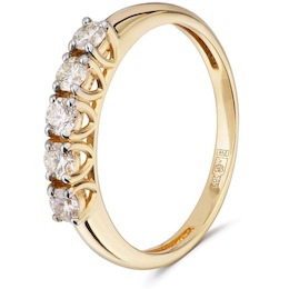 Кольцо из желтого золота с бриллиантами 53623