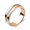 Обручальное кольцо из красного золота с бриллиантами 53720
