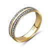 Обручальное кольцо из желтого золота с бриллиантами 53882
