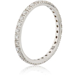 Кольцо из белого золота с бриллиантами 54086