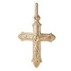 Крест из красного золота 68106