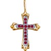 Крест с рубинами 70623