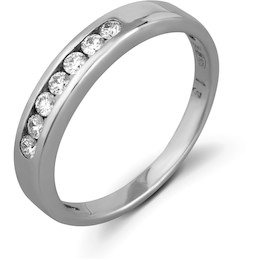 Кольцо из серебра с бриллиантами 76107