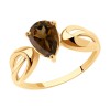 Кольцо из золота с раухтопазом 51-310-00866-3