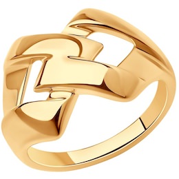Кольцо из золочёного серебра 93-110-00613-1