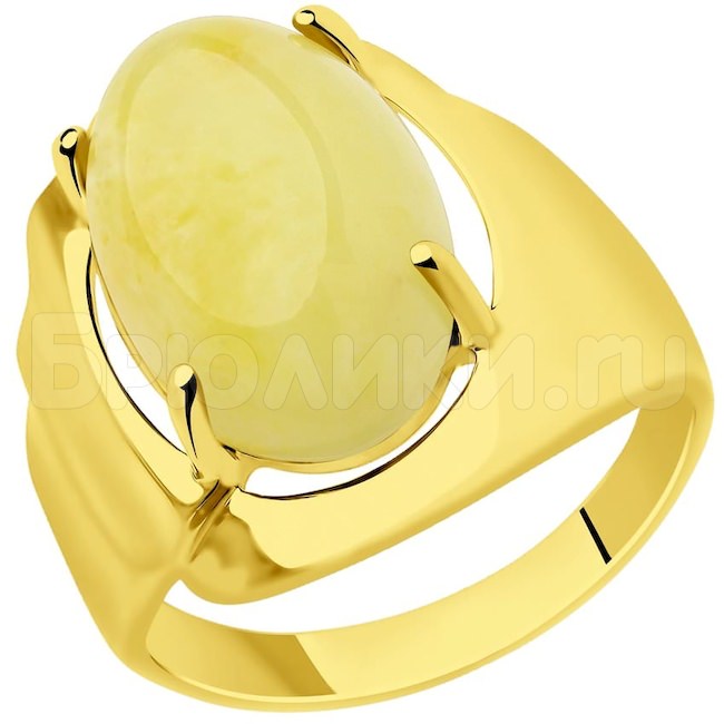 Кольцо из золочёного серебра 93-310-00332-1