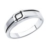 Кольцо из серебра с эмалью 94-112-00717-1