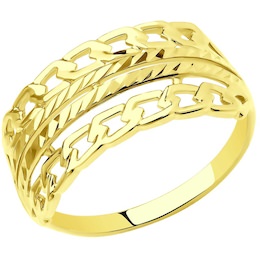 Кольцо из желтого золота 018670-2