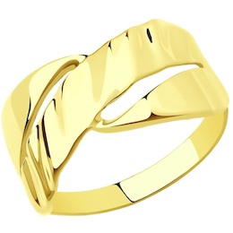Кольцо из желтого золота 018706-2