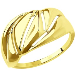 Кольцо из желтого золота 018708-2