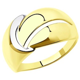 Кольцо из желтого золота 018717-2