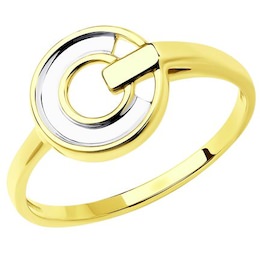 Кольцо из желтого золота 018778-2