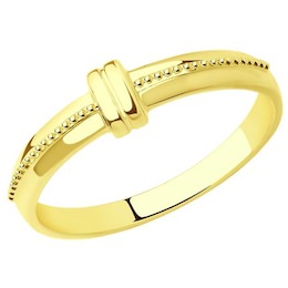 Кольцо из желтого золота 018799-2