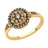 Кольцо из золота с бриллиантами 1012119
